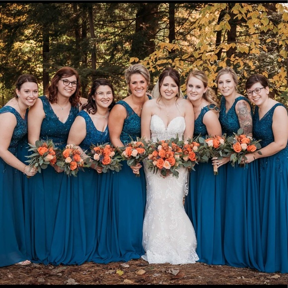 Teal Dress - Picture 6 of 7